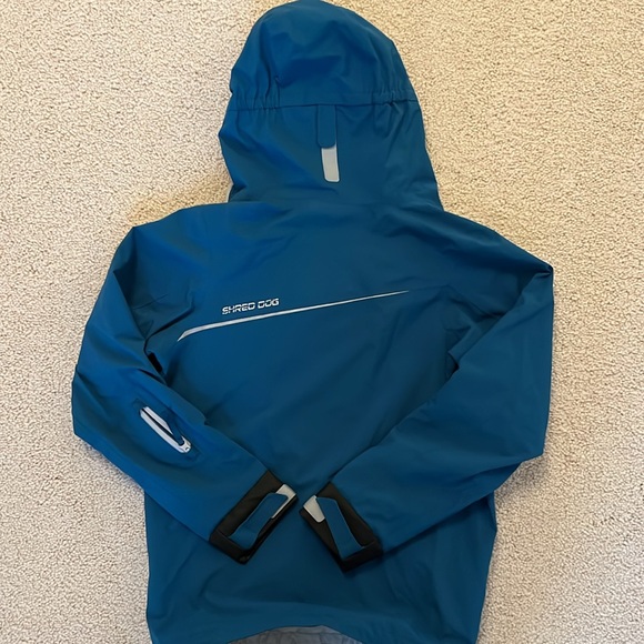 Shred Dog Kids Ski Shell Jacket Size 12 - Picture 5 of 8